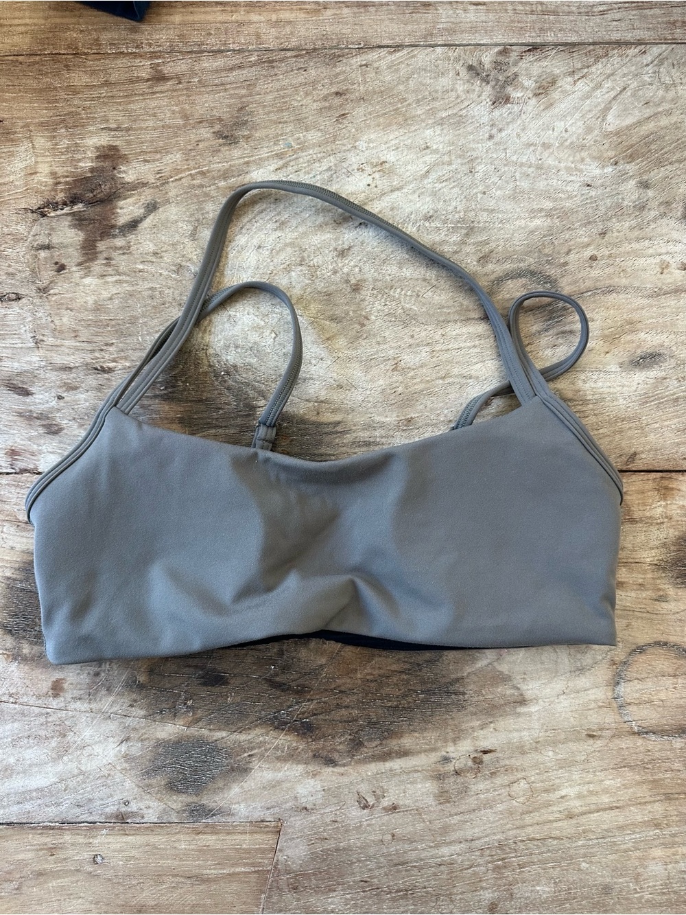 FORM Strappy Sports Bra - Taupe